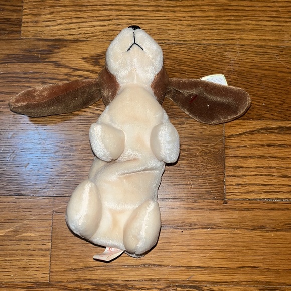 Ty Beanie Baby Basset Hound Vintage 1990s Tracker Rare With Tush Tag - Picture 5 of 11